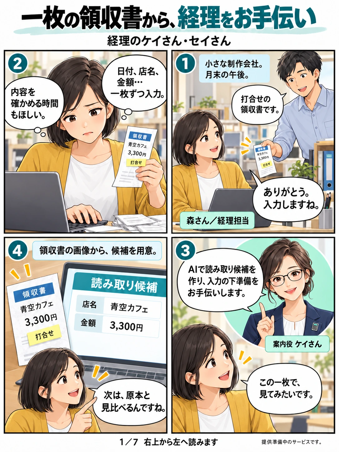 経理のケイさん・セイさん 漫画を拡大表示