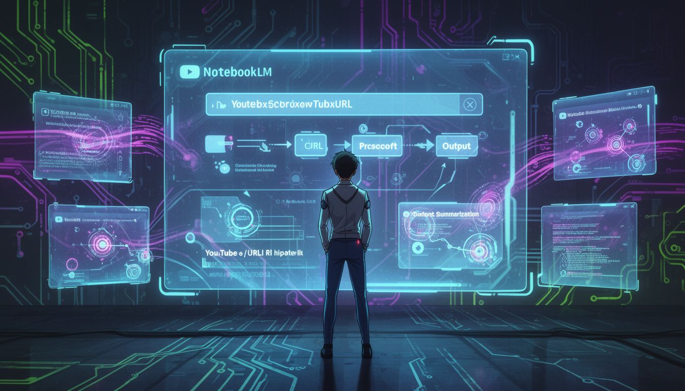 NotebookLMのYouTube URL処理機能の理解
