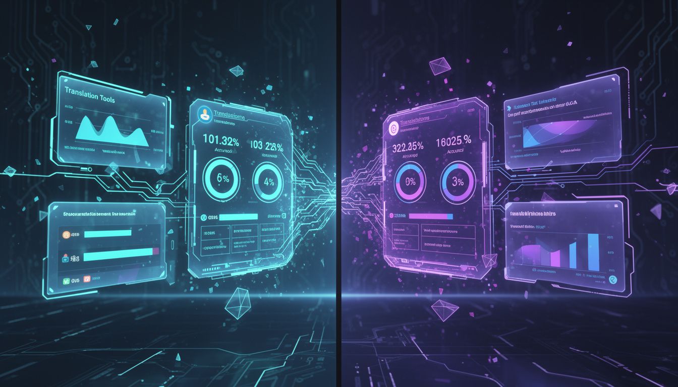 主要翻訳ツールの基本性能比較