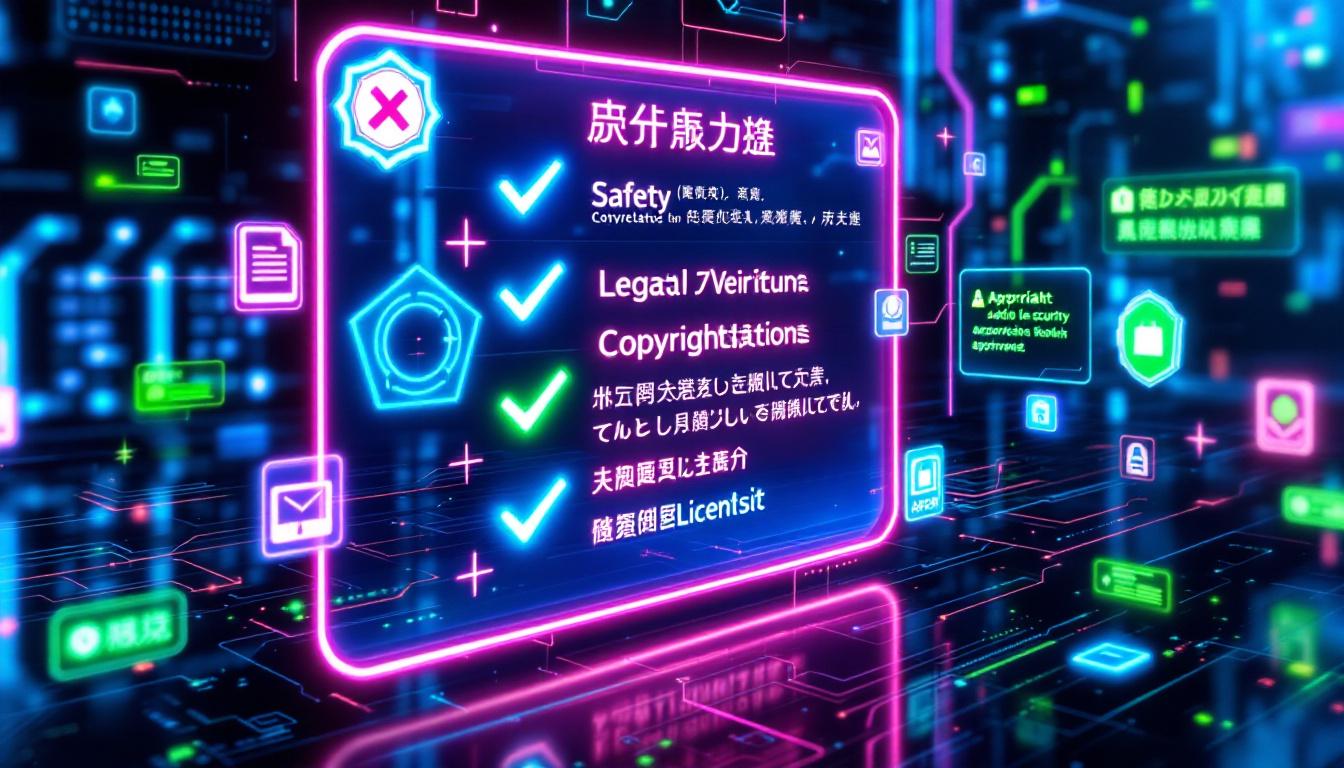 商用利用を安全に行うためのチェックリスト