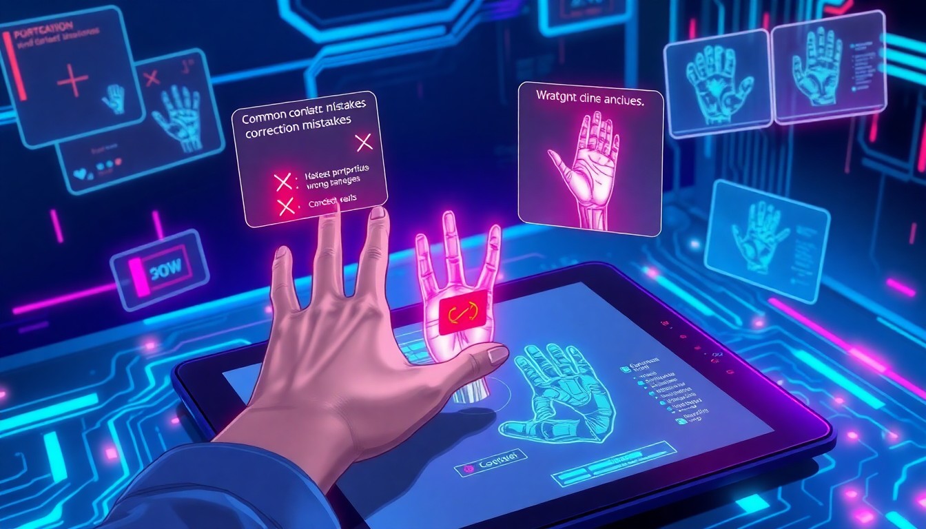 手の修正で避けるべき共通ミス