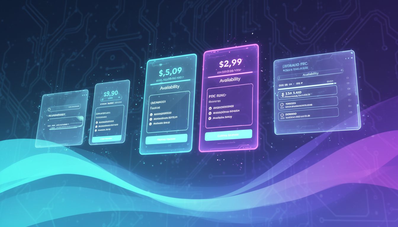 料金体系と利用可能性