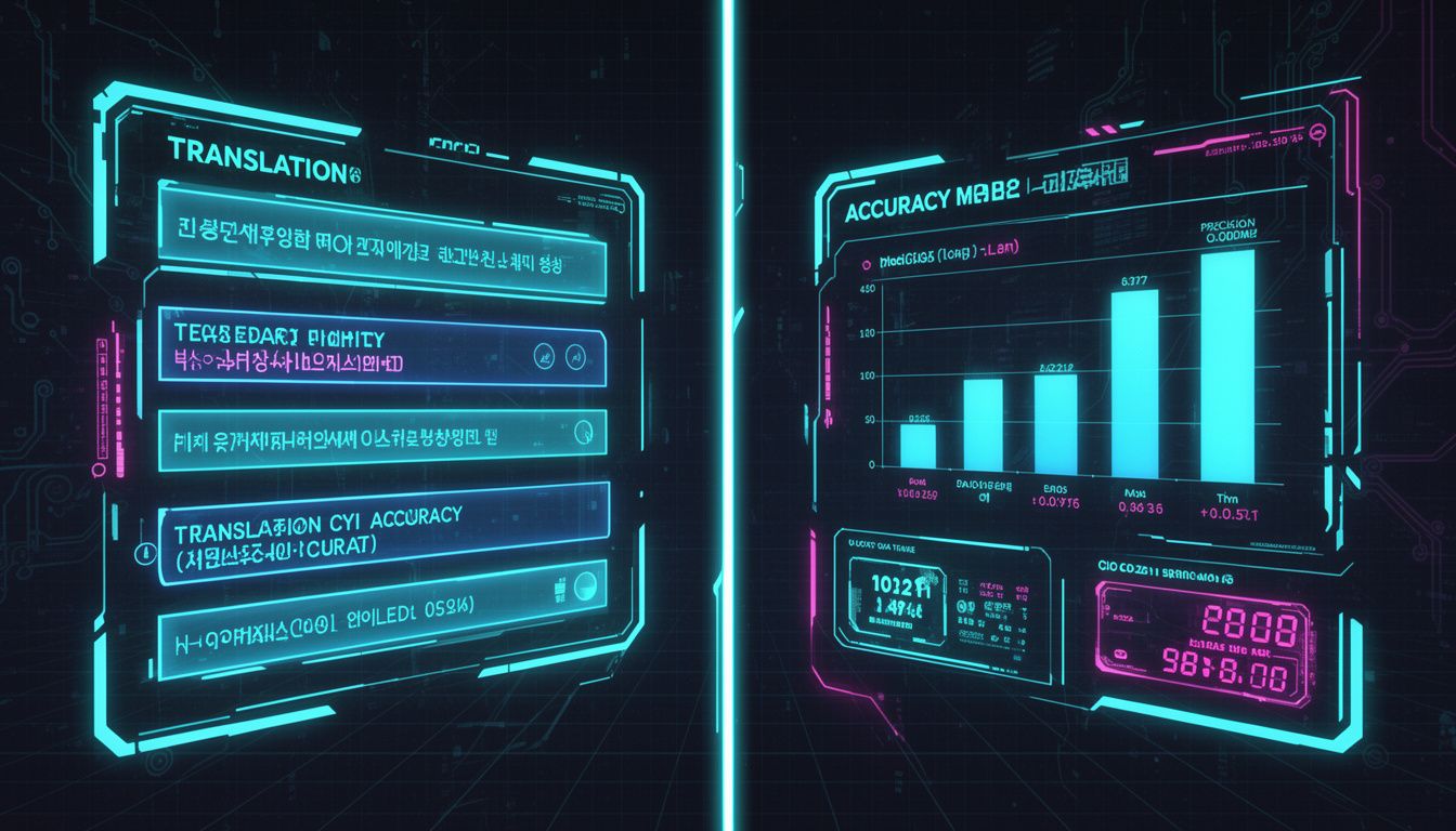 翻訳精度の比較検証