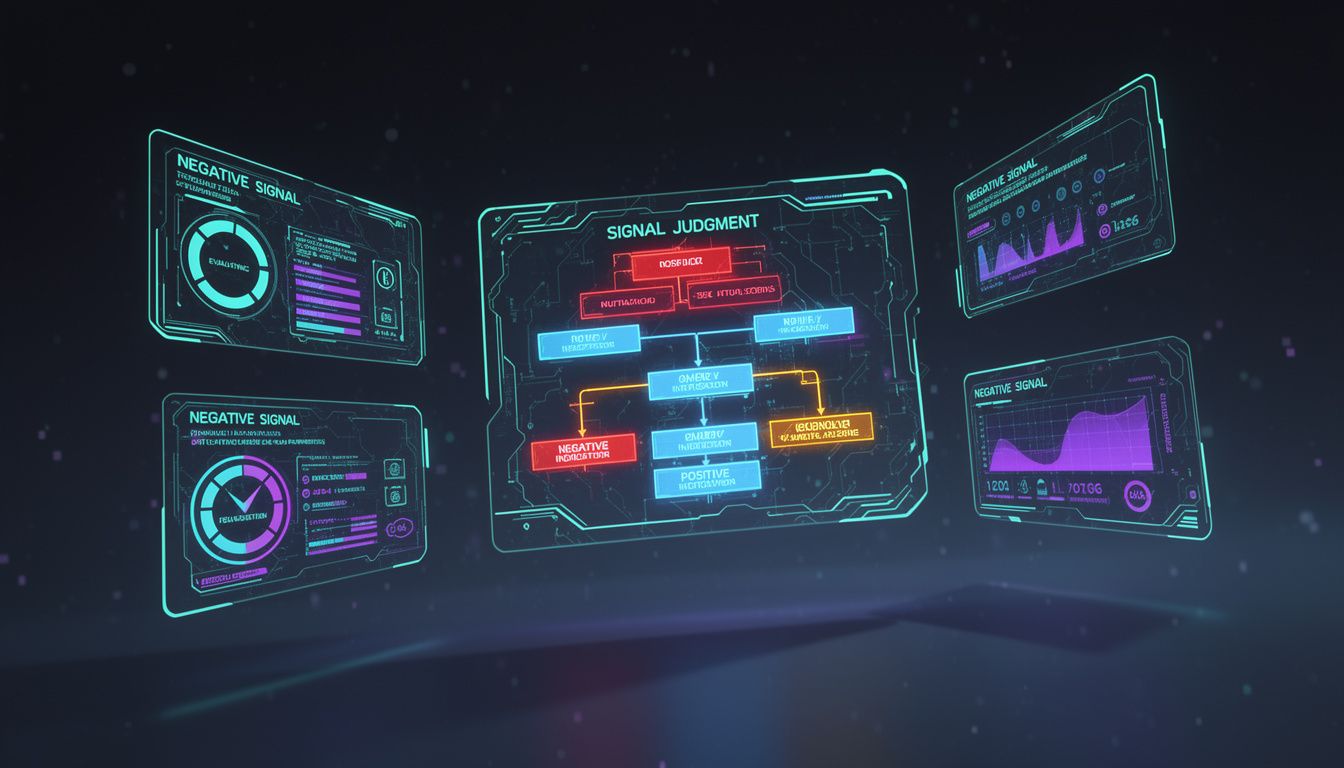 負のシグナル判定基準の詳細分析