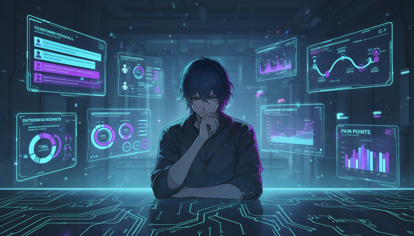 顧客の悩みを深く理解するためのデータ収集