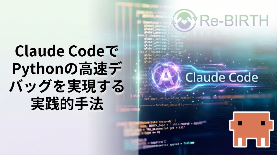Claude Code Log Python Claude CodeでPythonの高速デバッグを実現する実践的手法