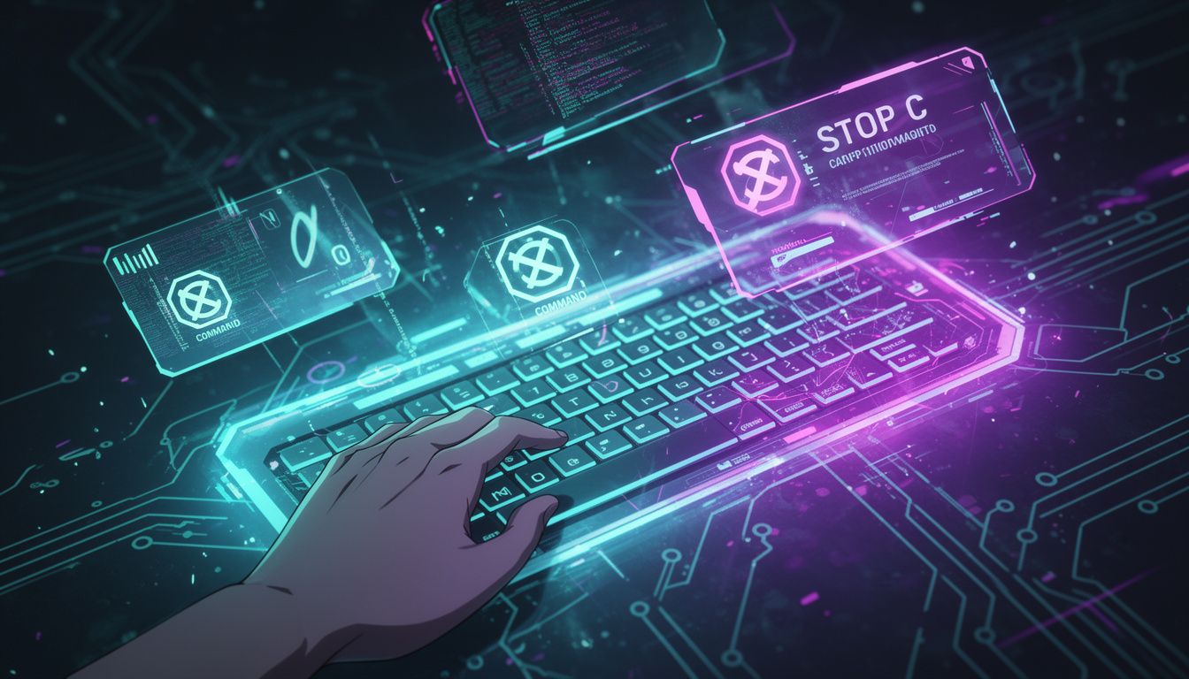 Ctrl+Cによる基本的な中止操作