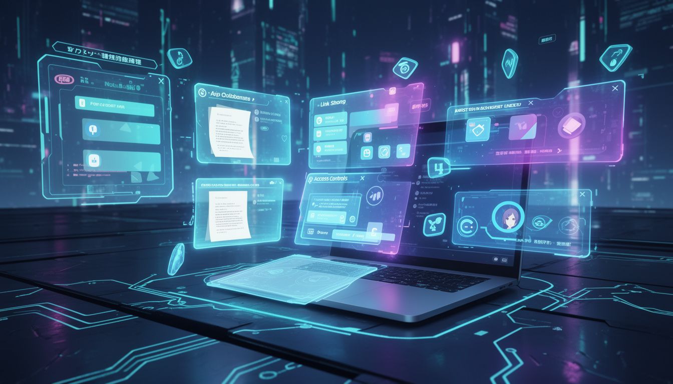 NotebookLMの基本的な共有機能