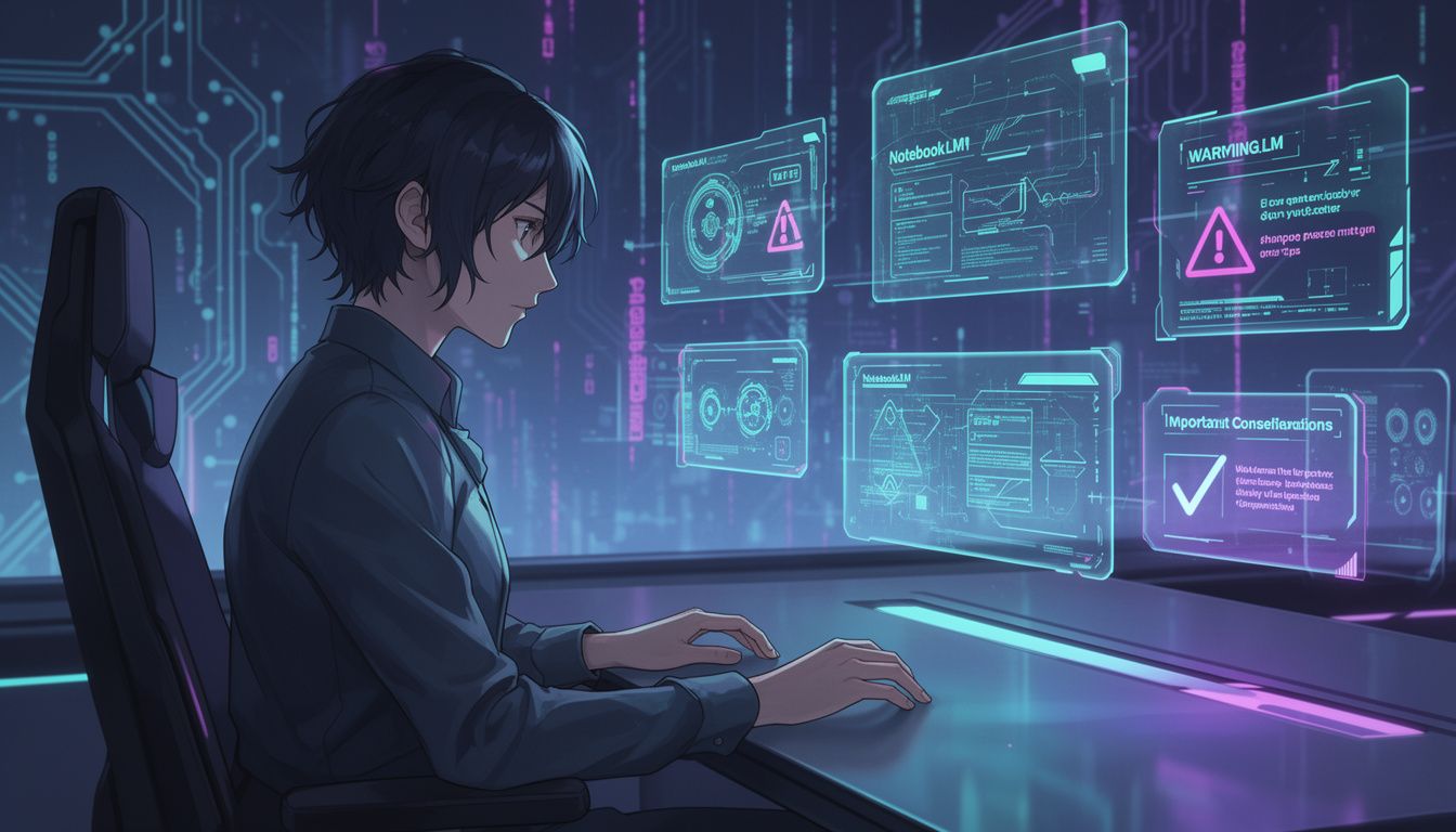 NotebookLM活用時の注意点とコツ