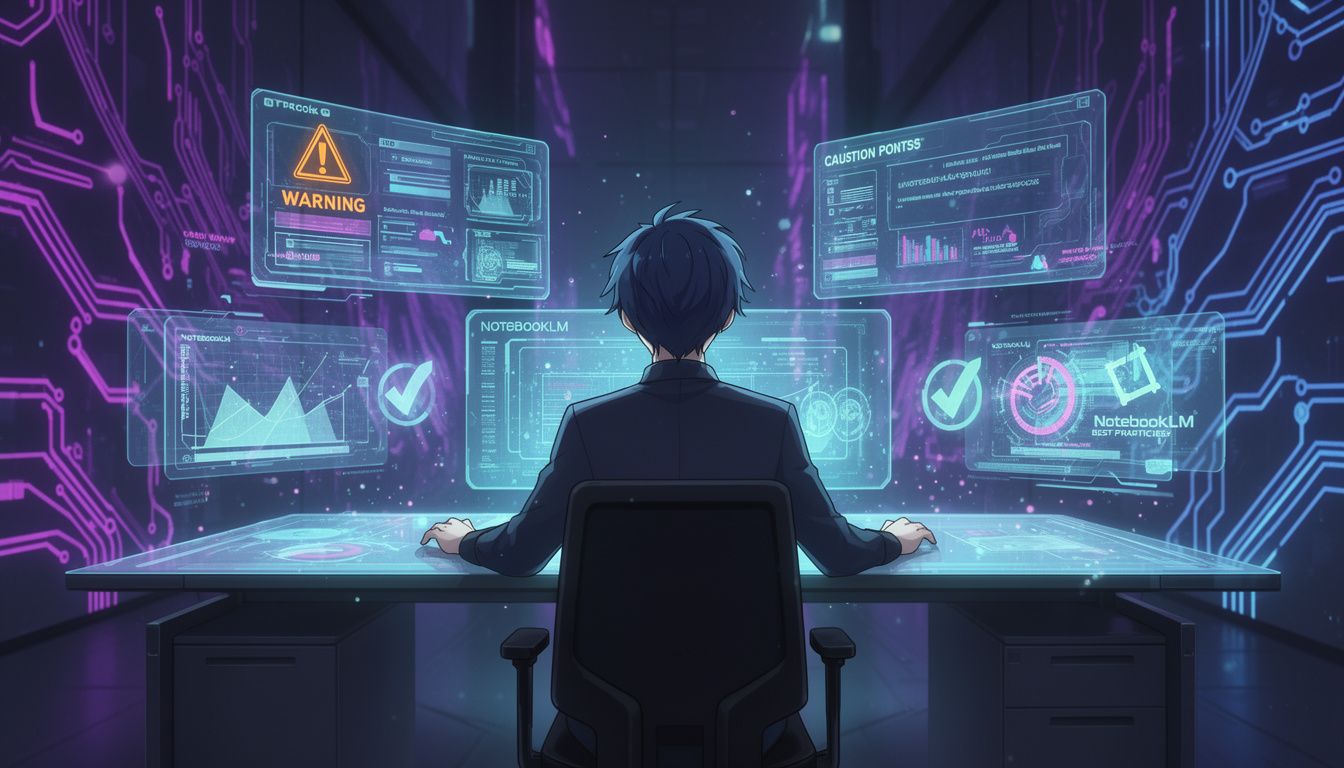 NotebookLM活用時の注意点とベストプラクティス
