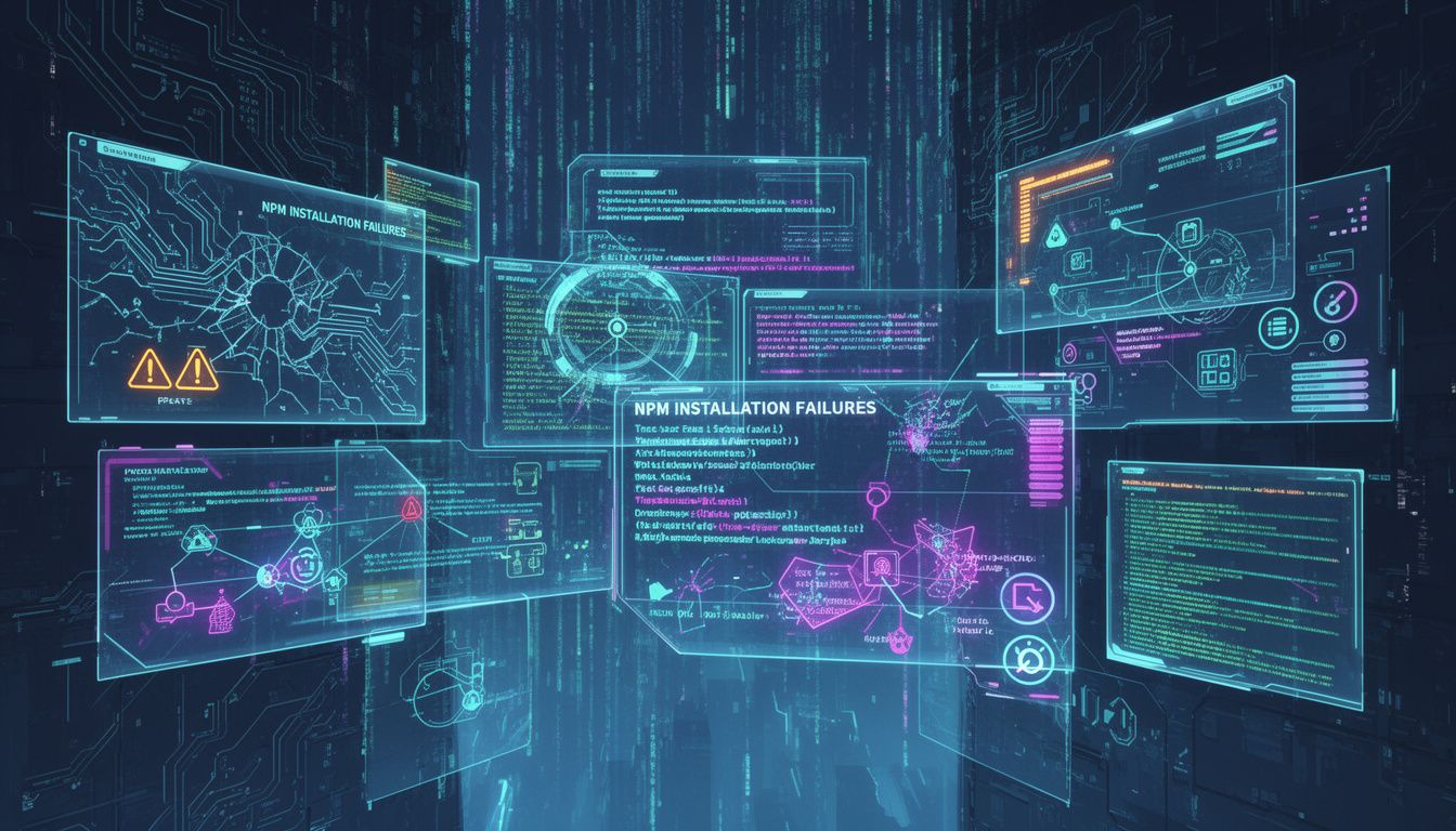 npm install失敗の主要な原因分析