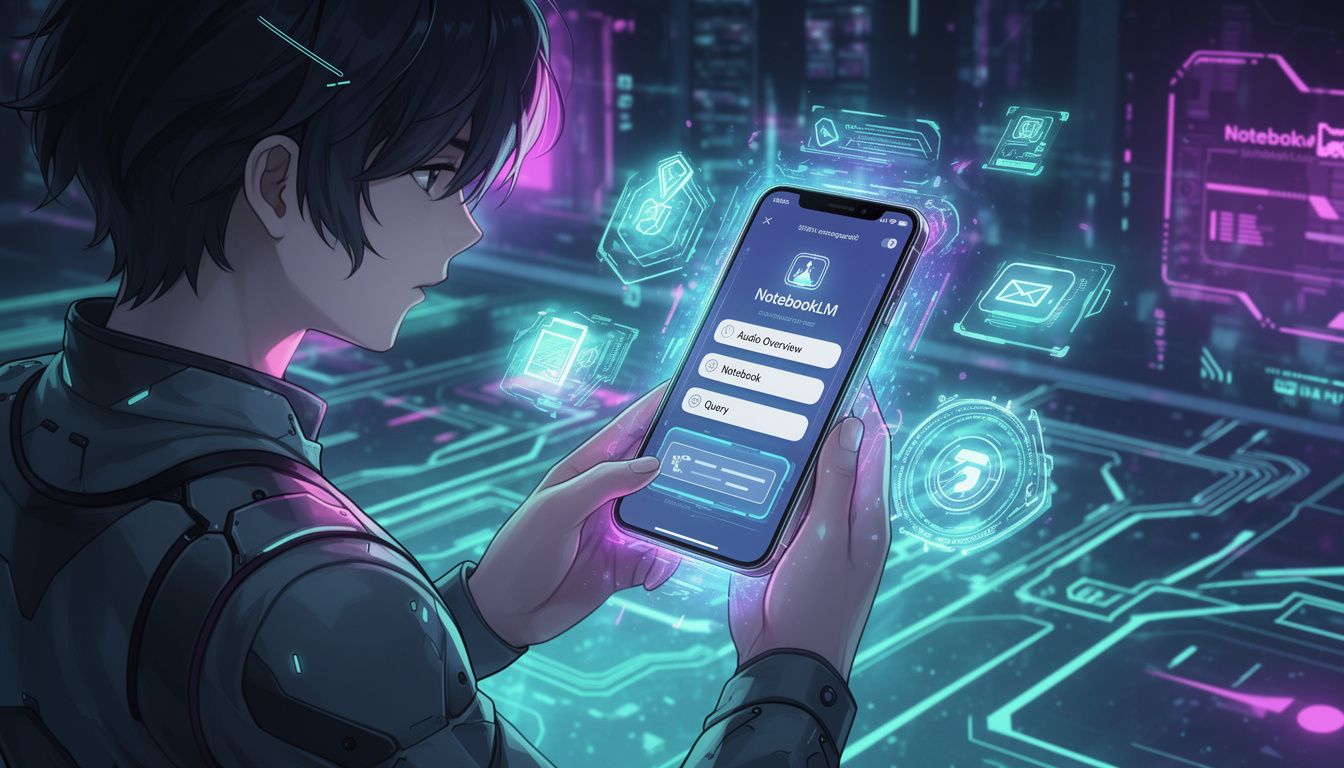 スマホ版NotebookLMの基本操作と特徴