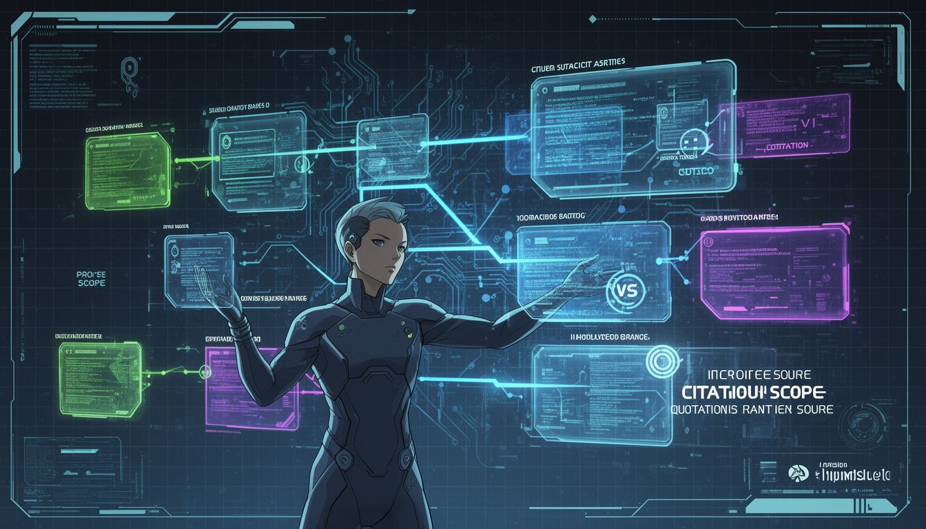 ソース引用の適切な範囲設定