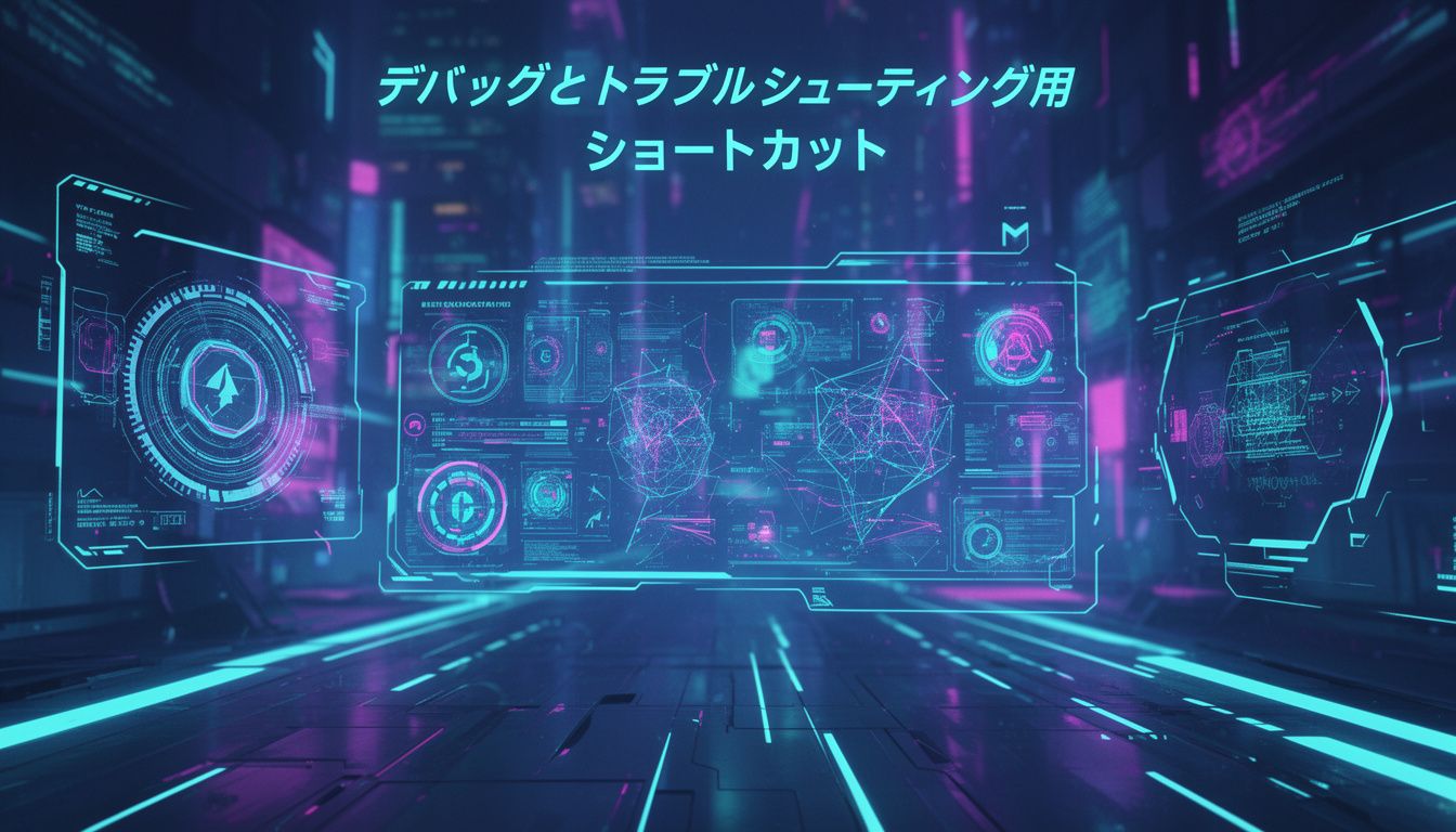デバッグとトラブルシューティング用ショートカット