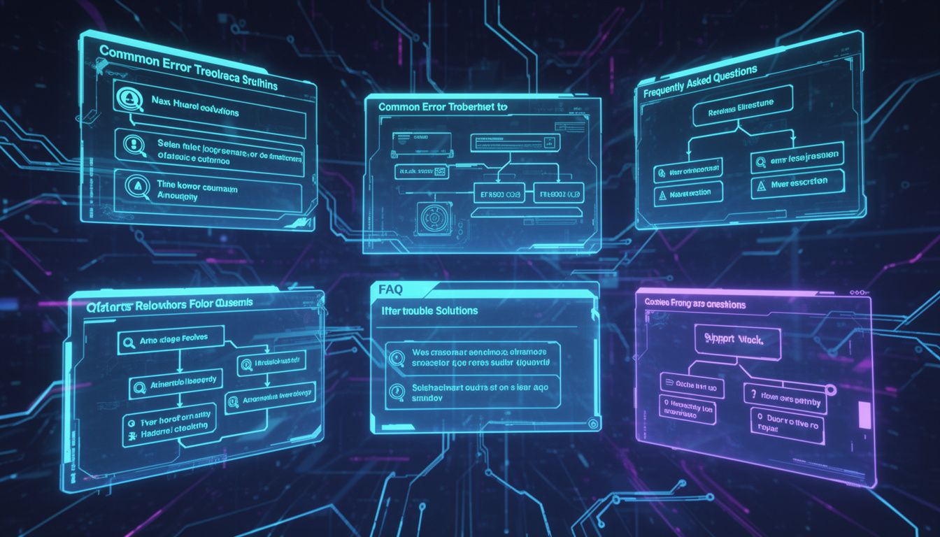 トラブルシューティングとよくある質問