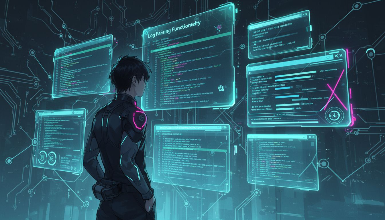 基本的なログパース機能の実装