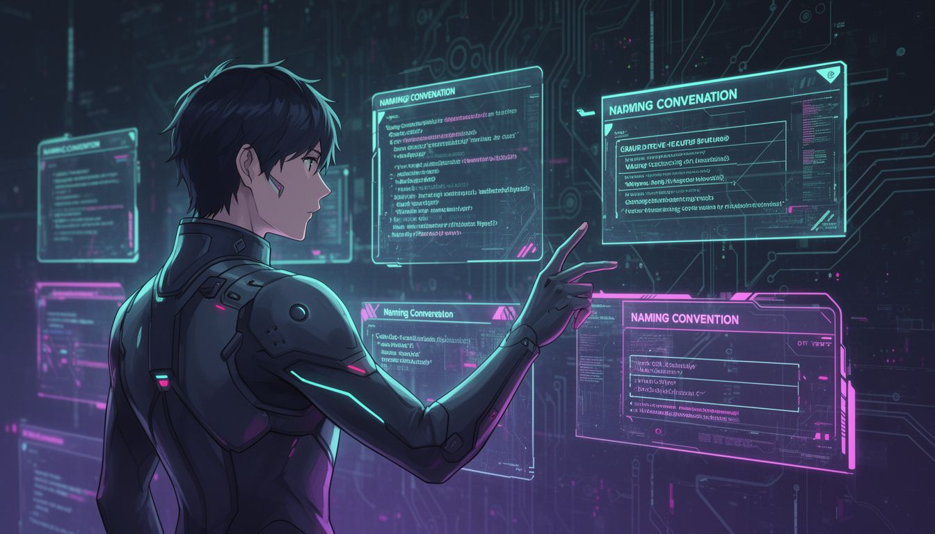 基本的な命名規則の設定方法