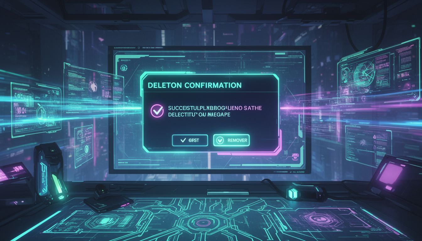 完全削除の確認方法