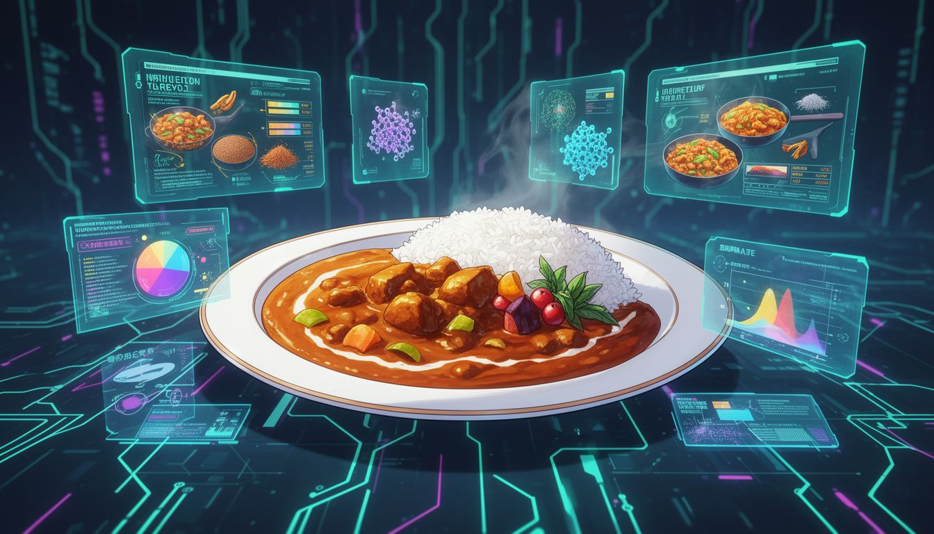 実際のケーススタディ：カレー料理の分析