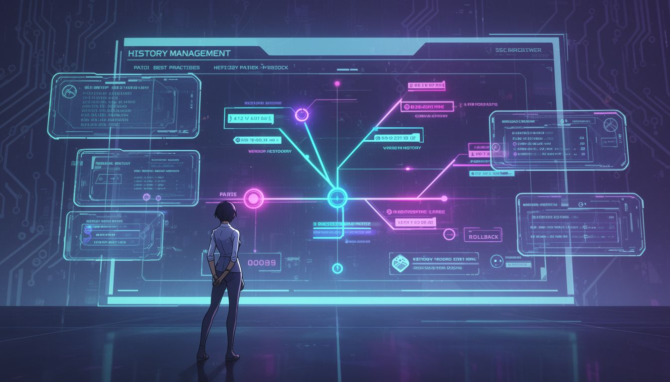 履歴管理のベストプラクティス