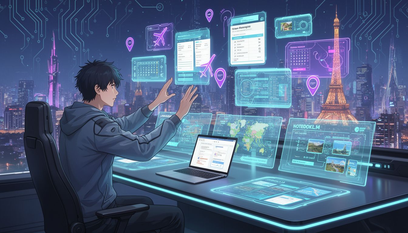 旅行計画でのNotebookLM活用手順