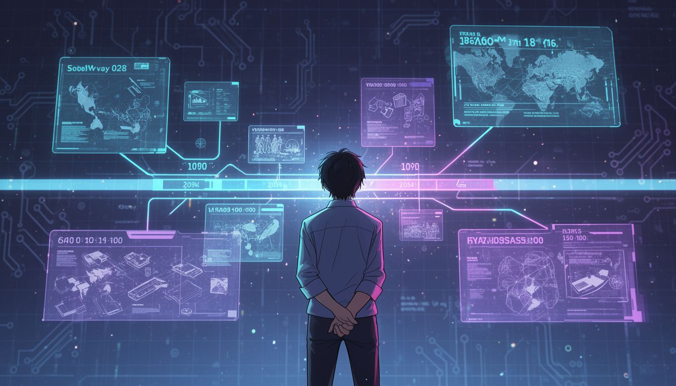 歴史年表の作成とブラッシュアップ