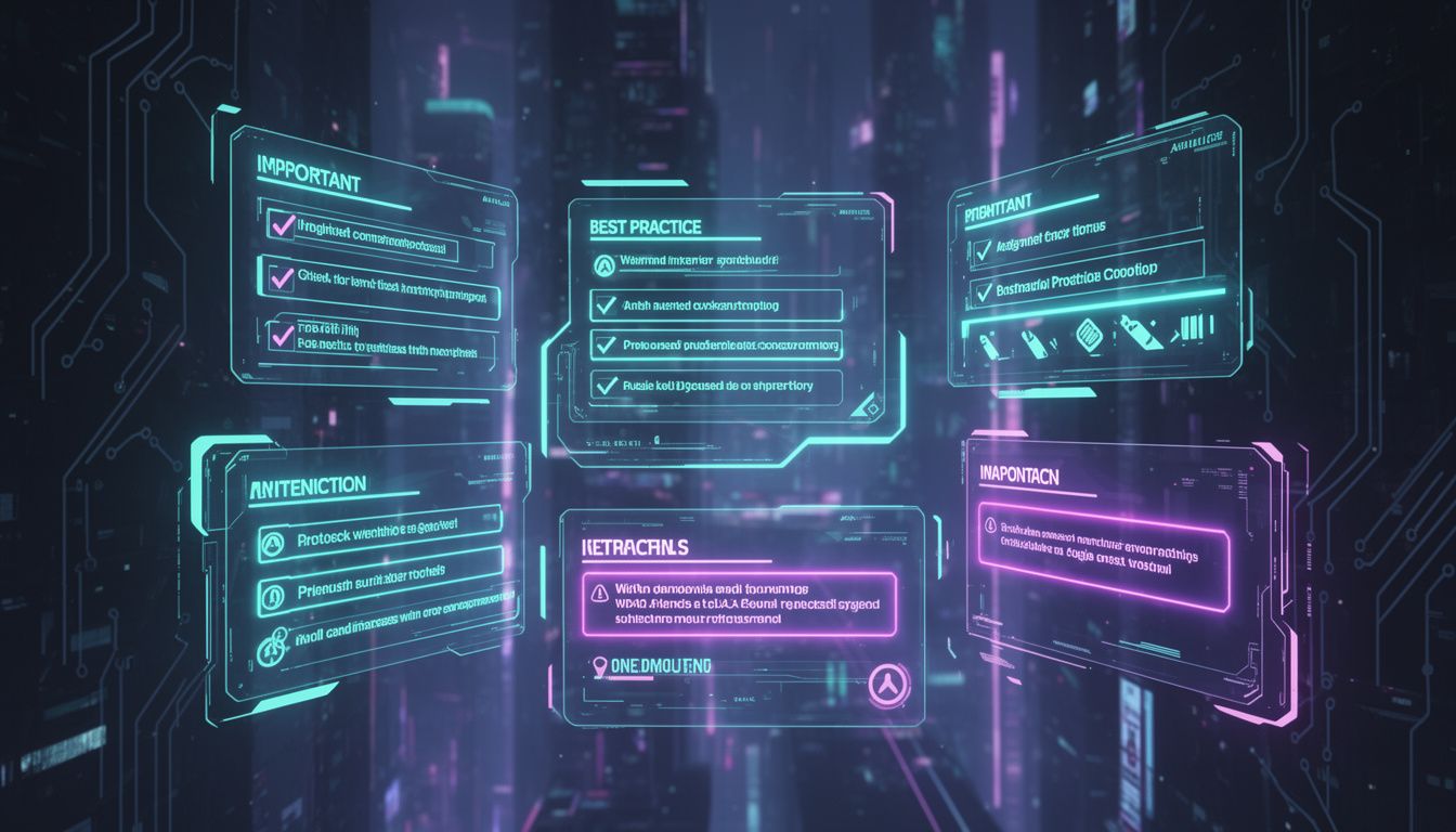 注意点とベストプラクティス