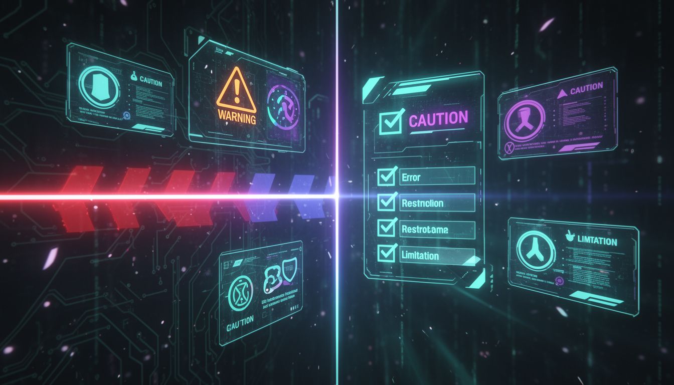 注意点と限界の理解