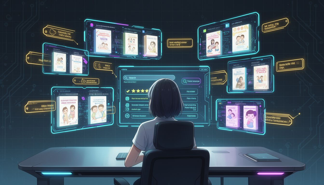 育児書の効率的な活用法：もう「どの本だったっけ？」とは言わせない