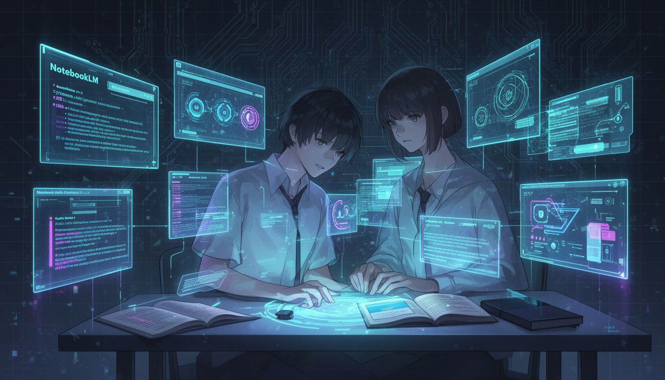 自由研究でのNotebookLM活用の流れ