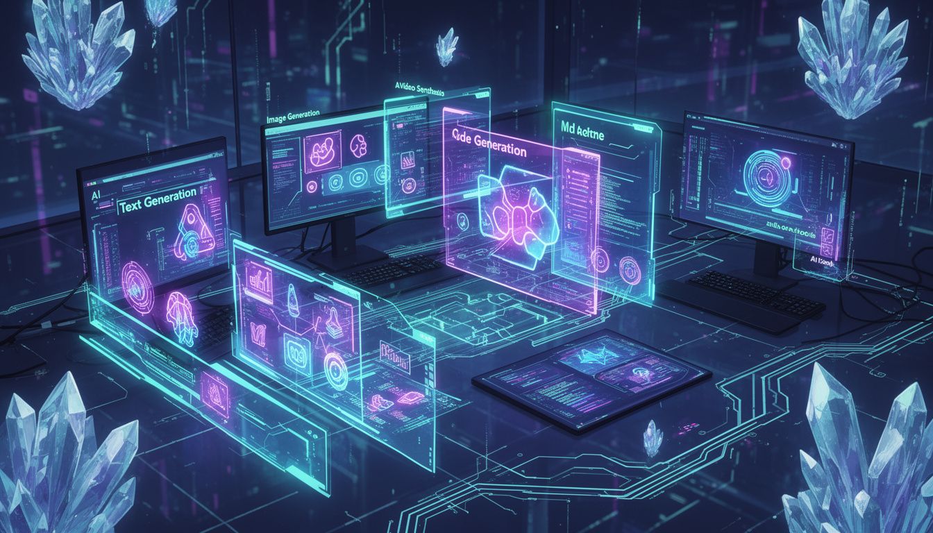 AI生成ツールの主要な種類