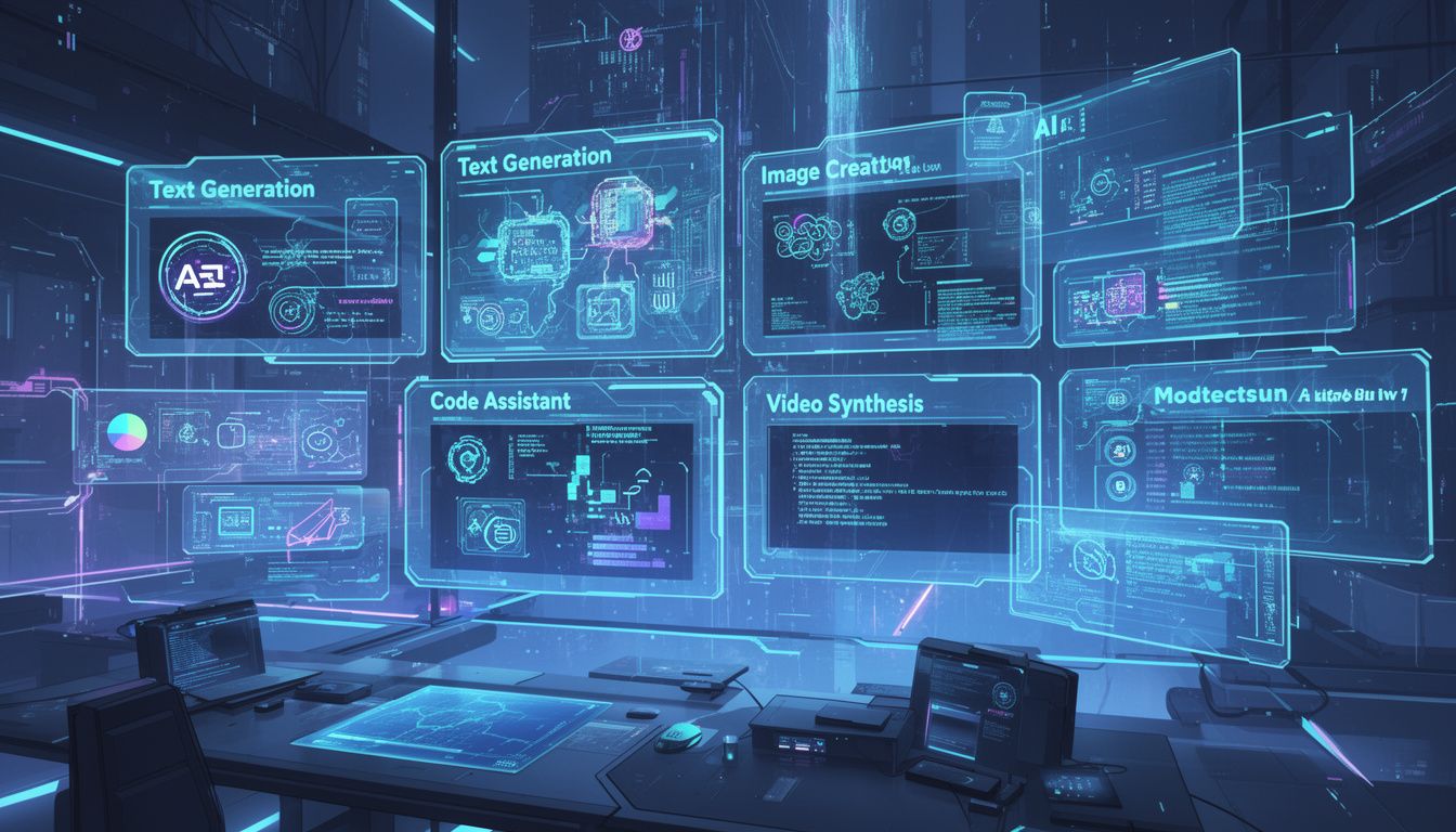 AI生成ツールの主要カテゴリー