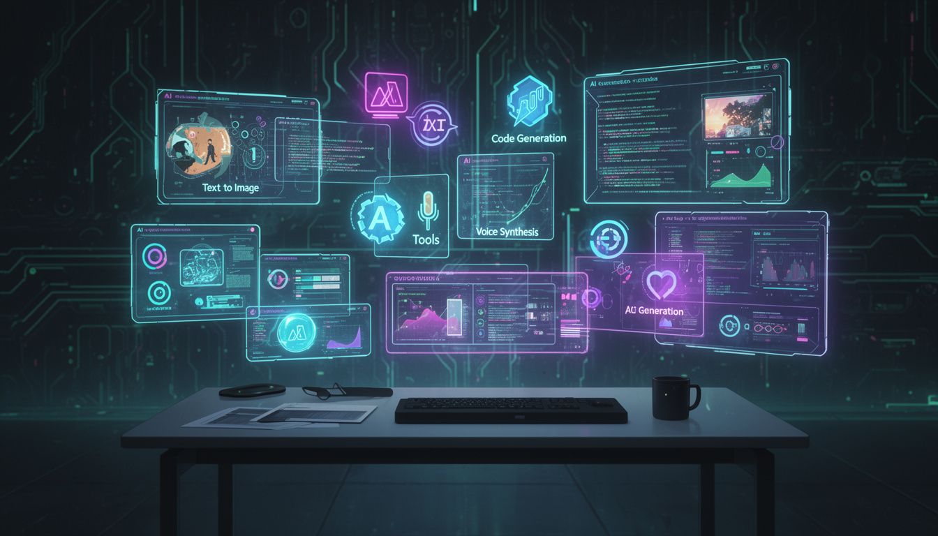 AI生成ツールの種類と特徴