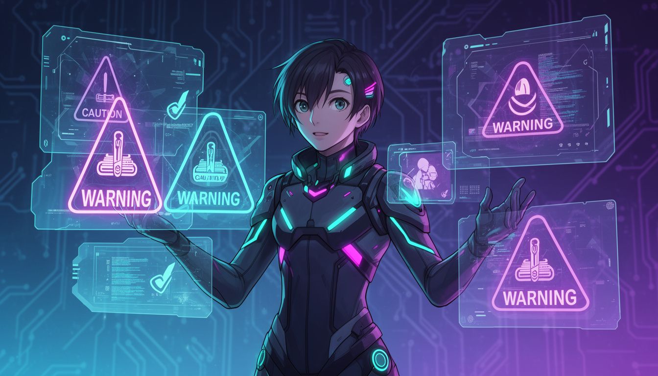 AI生成ツール使用時の注意点