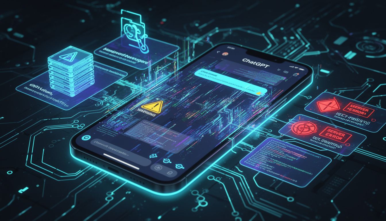 ChatGPTアプリが落ちる主な原因