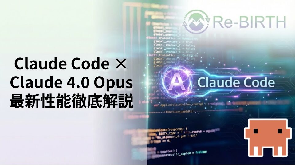 Claude Code × Claude Opus 4の実力と活用法を徹底解説