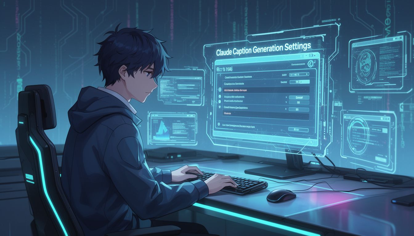 Claudeを使ったキャプション生成の基本設定