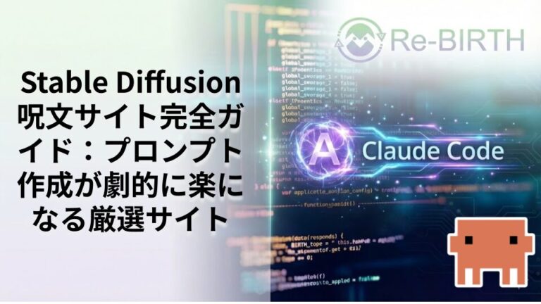 Stable Diffusion呪文サイト完全ガイド：プロンプト作成が劇的に楽になる厳選サイト