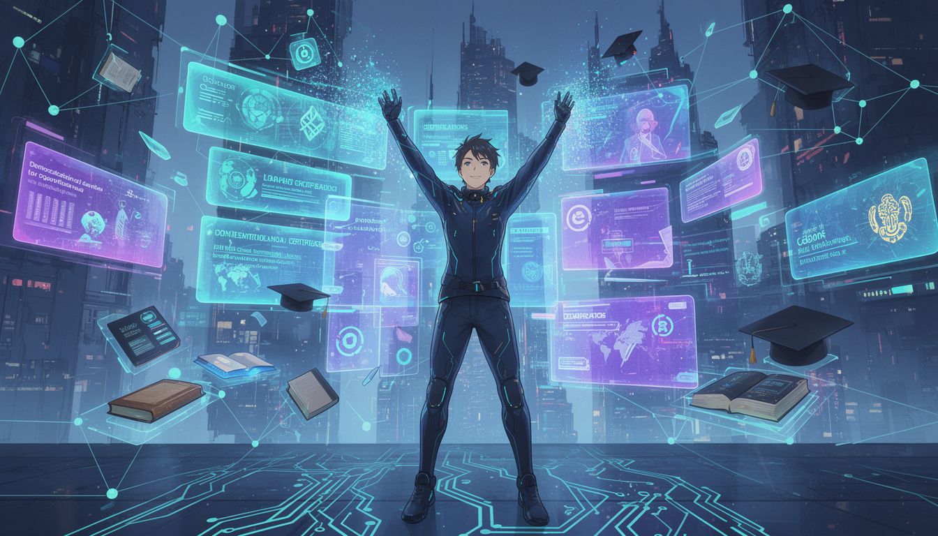 スキルアップ支援：学習機会の民主化