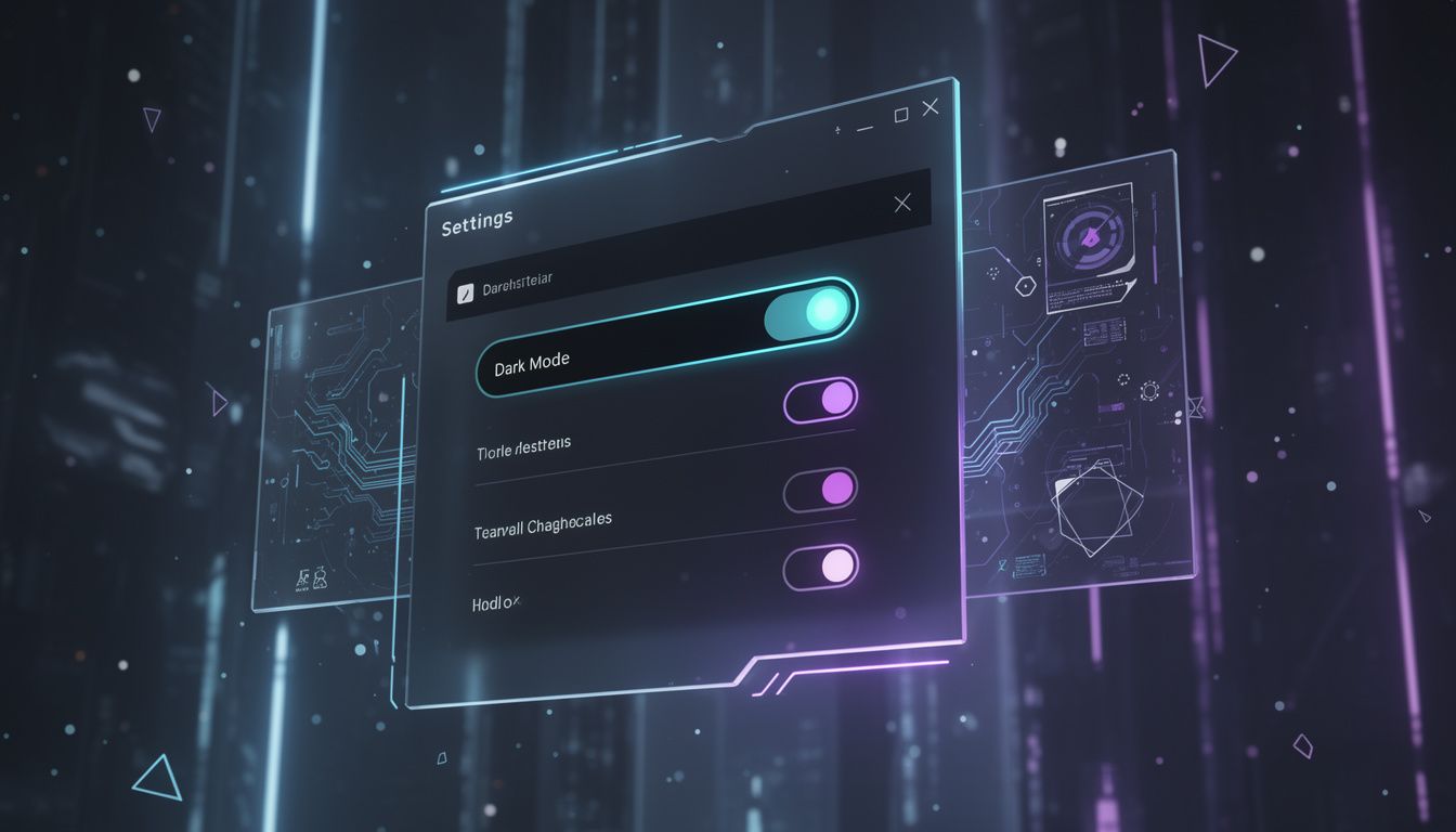 ダークモード対応設定