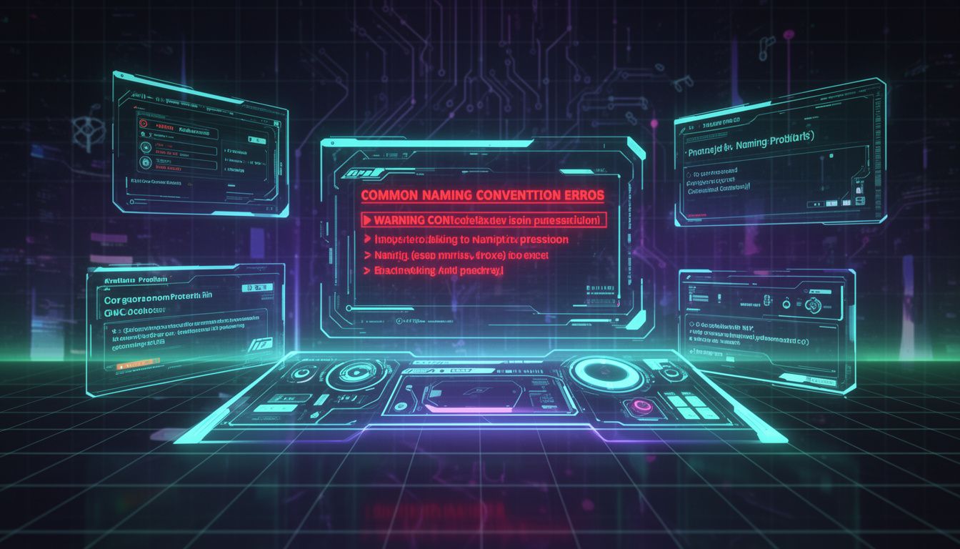 トラブルシューティング：よくある命名の問題と解決策