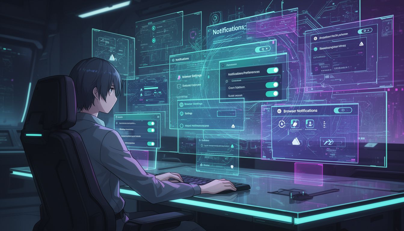 ブラウザ通知の設定手順