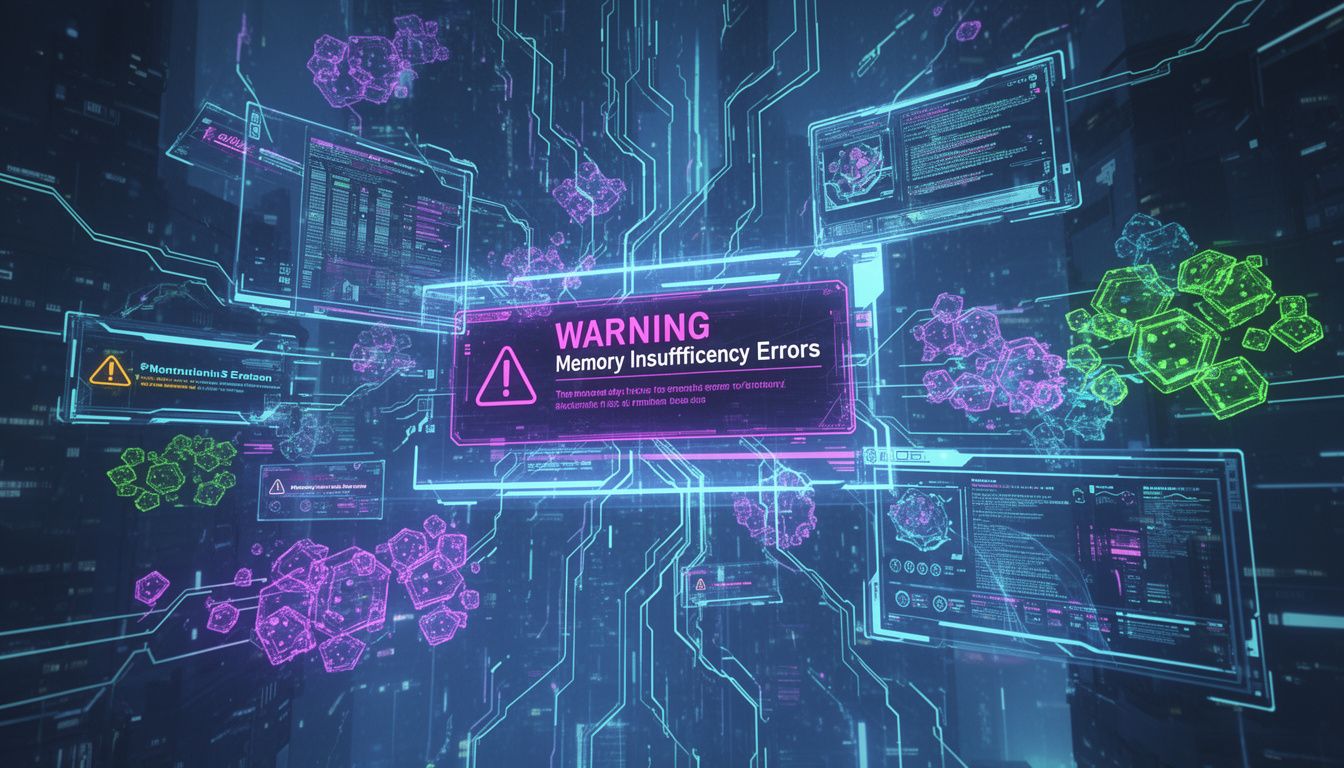 メモリ不足エラーの主な原因