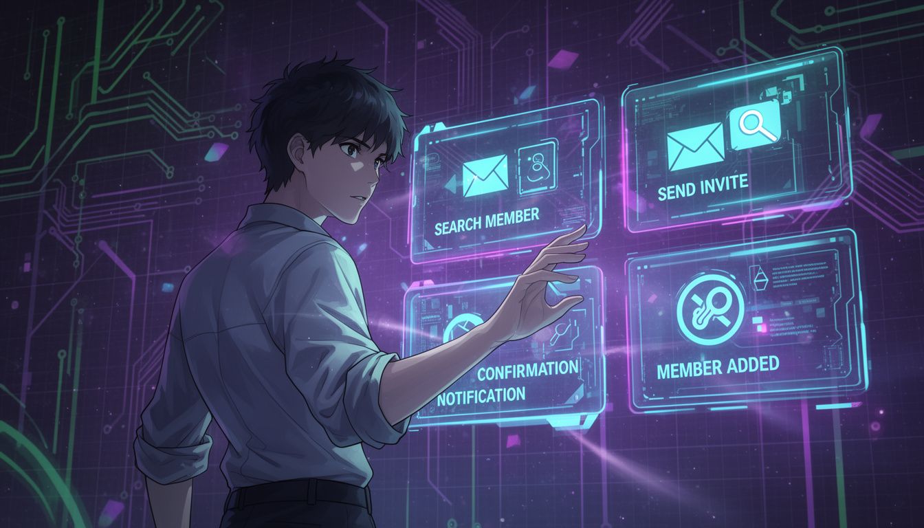 メンバー招待の具体的な手順