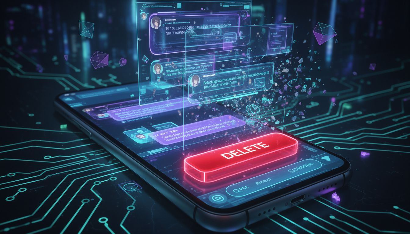 会話の削除機能