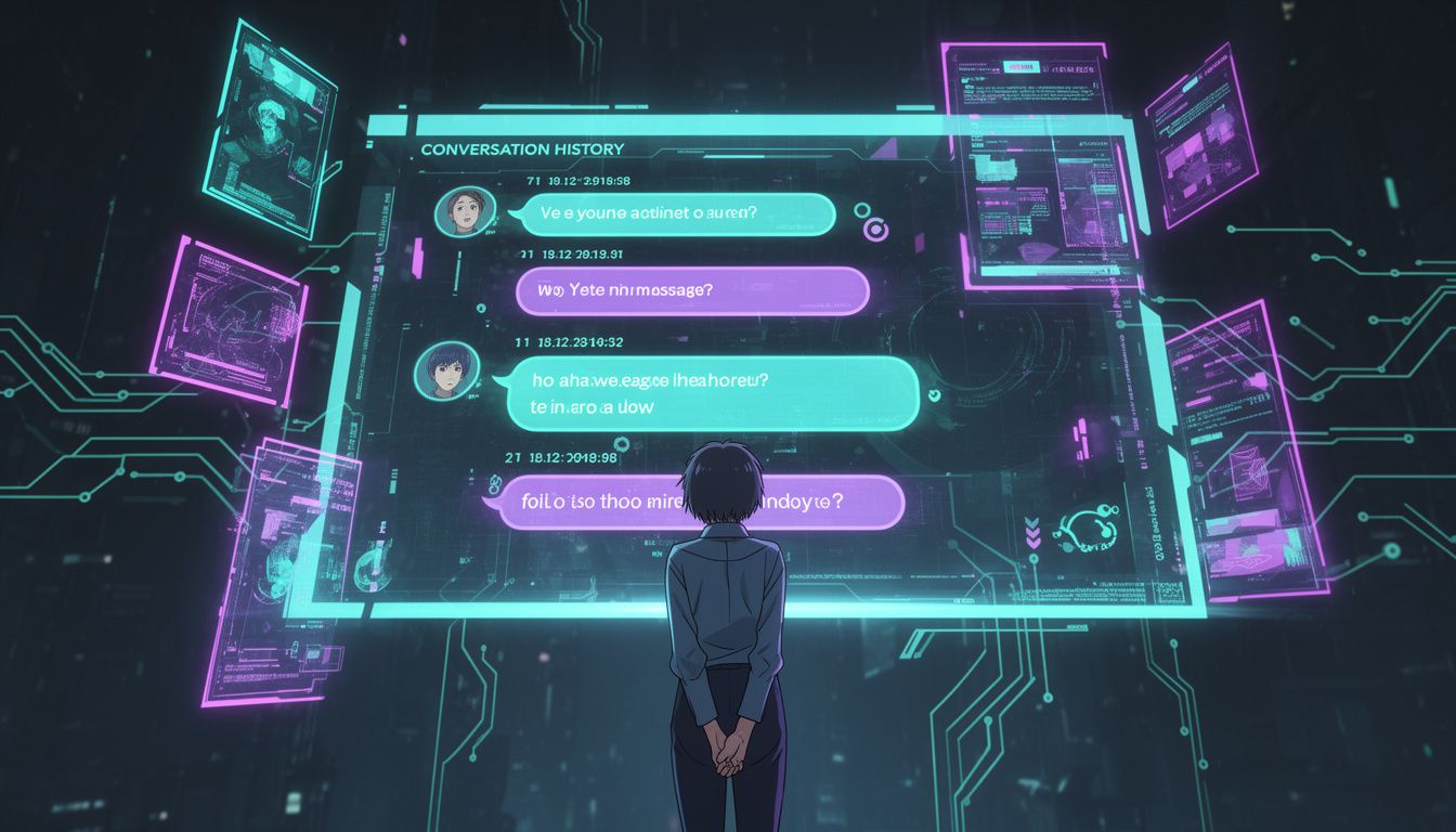 会話履歴の基本的な確認方法