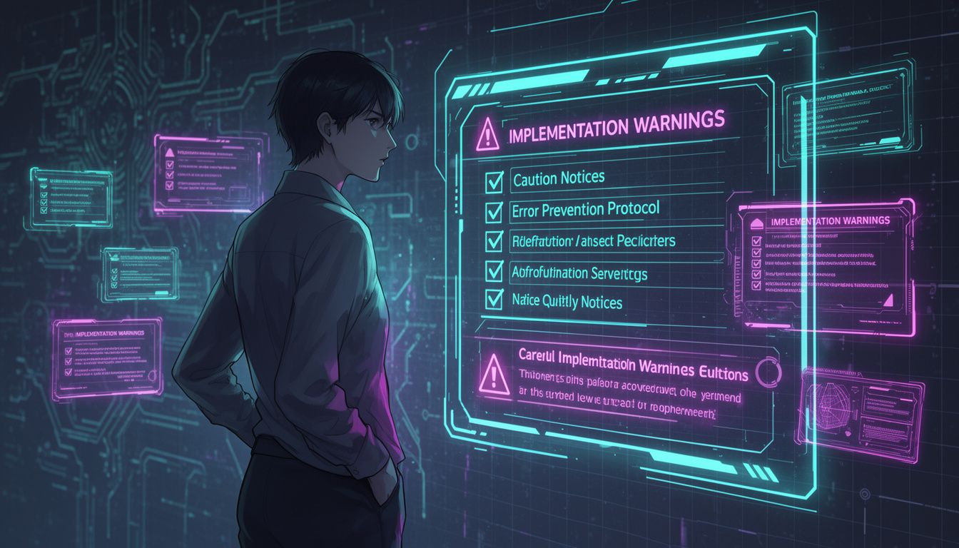 実装時の注意点