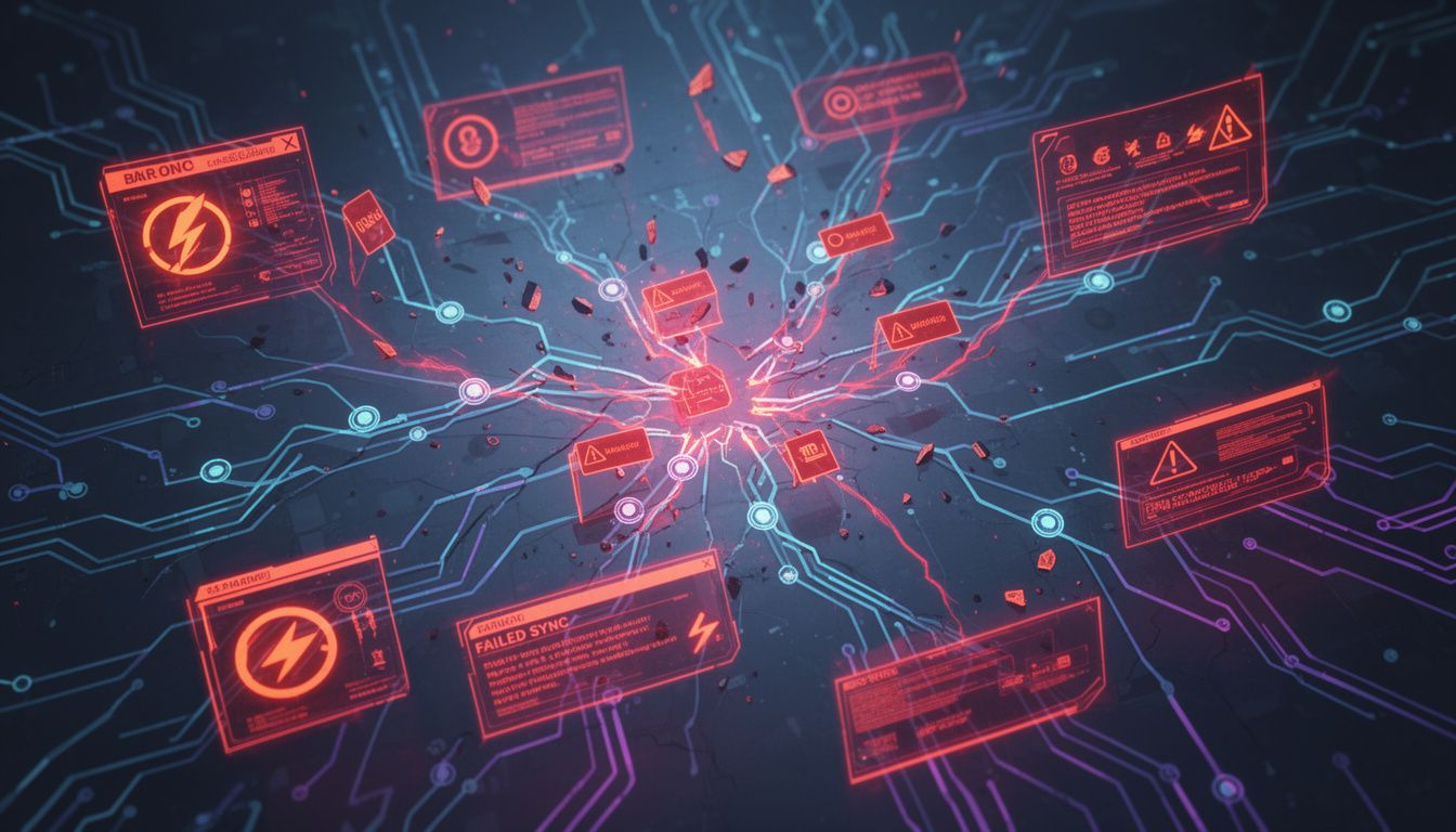 接続断の主な症状と影響