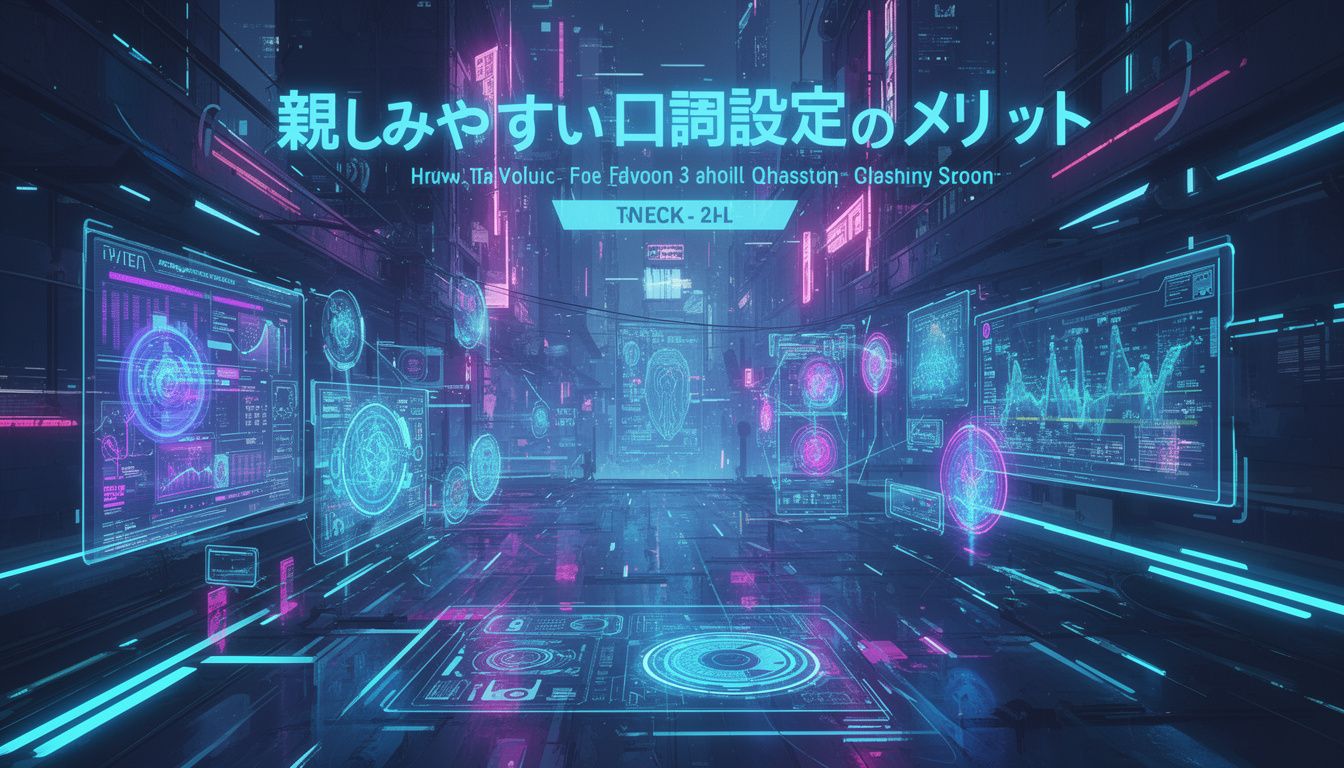 親しみやすい口調設定のメリット