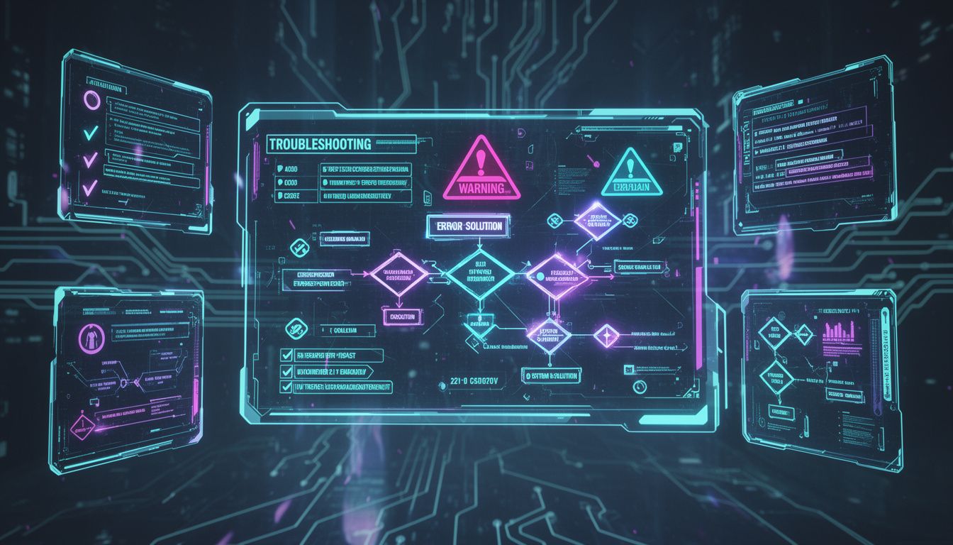 詳細なトラブルシューティング手順